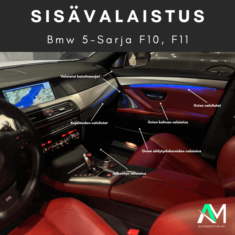 Bmw F10 sisävalaistus