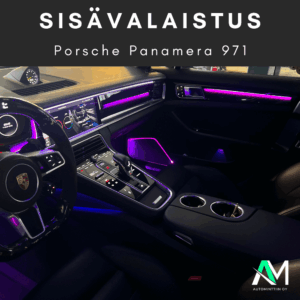 Porsche Panamera Sisävalaistus