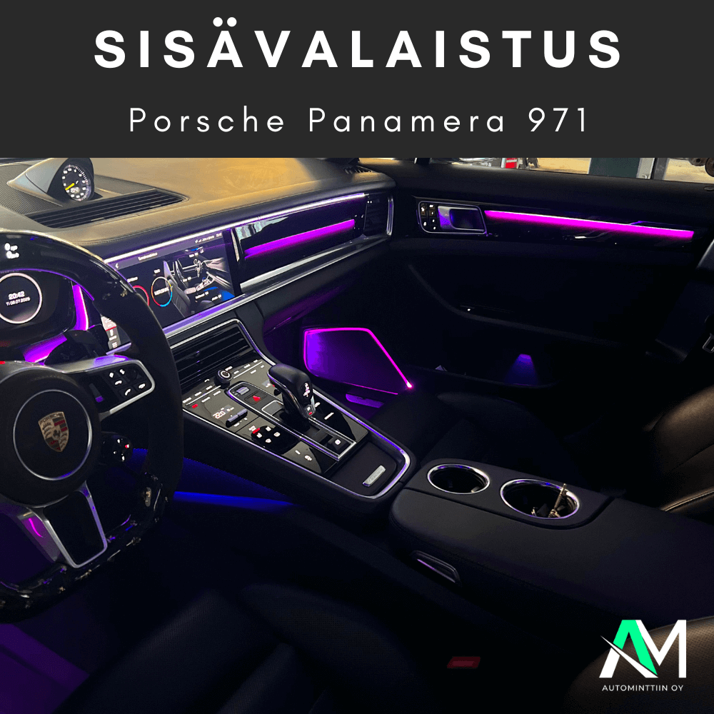 Porsche Panamera Sisävalaistus