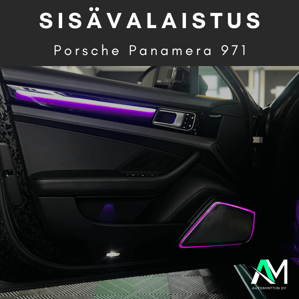 Porsche Panamera led valaistus