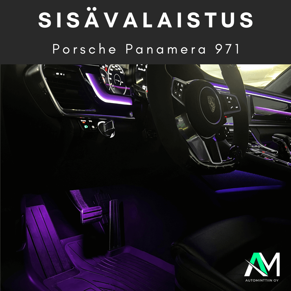 Porsche Panamera tunnelmavalaistus