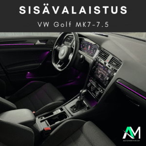 VW Golf Sisävalaistus
