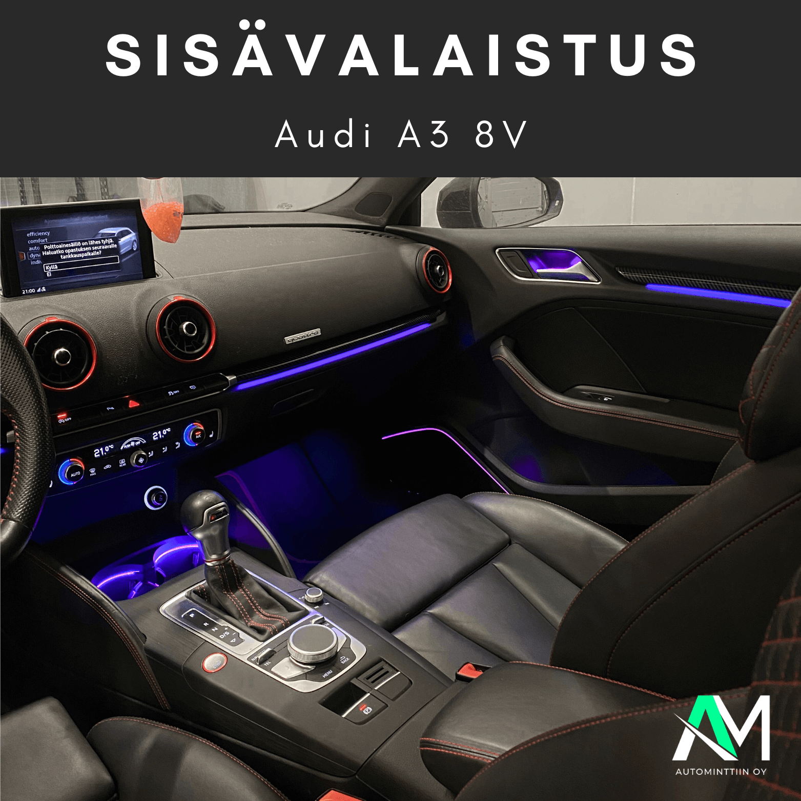 Sisävalaistus | Audi A3 8V | 2012-2020