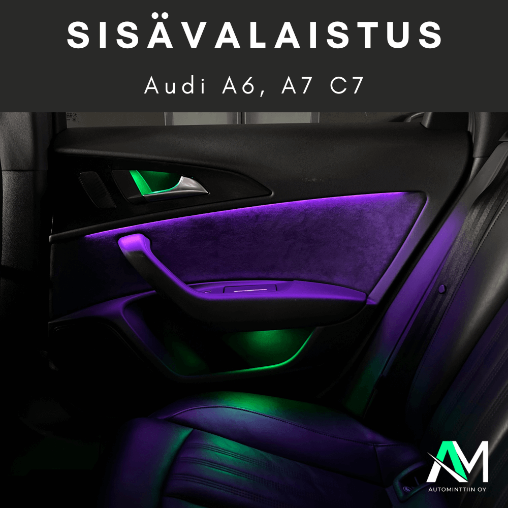 Audi A6 led sisävalot