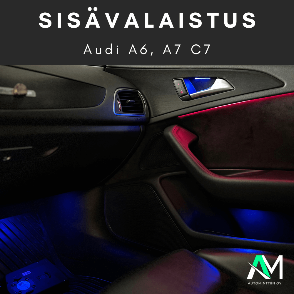 Audi A7 C7 sisävalot