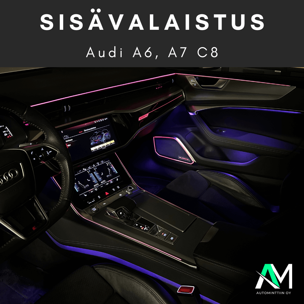 Audi A6 C8 sisävalot