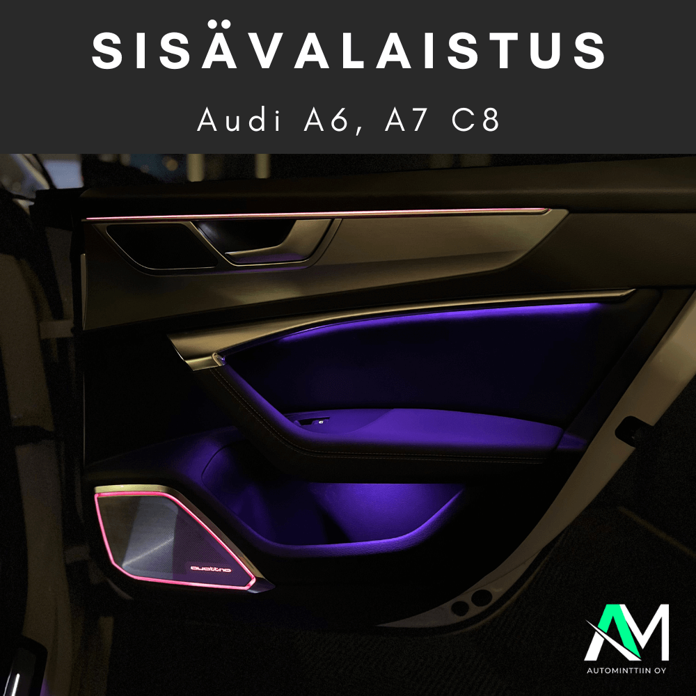 Audi A7 tunnelmavalaistus