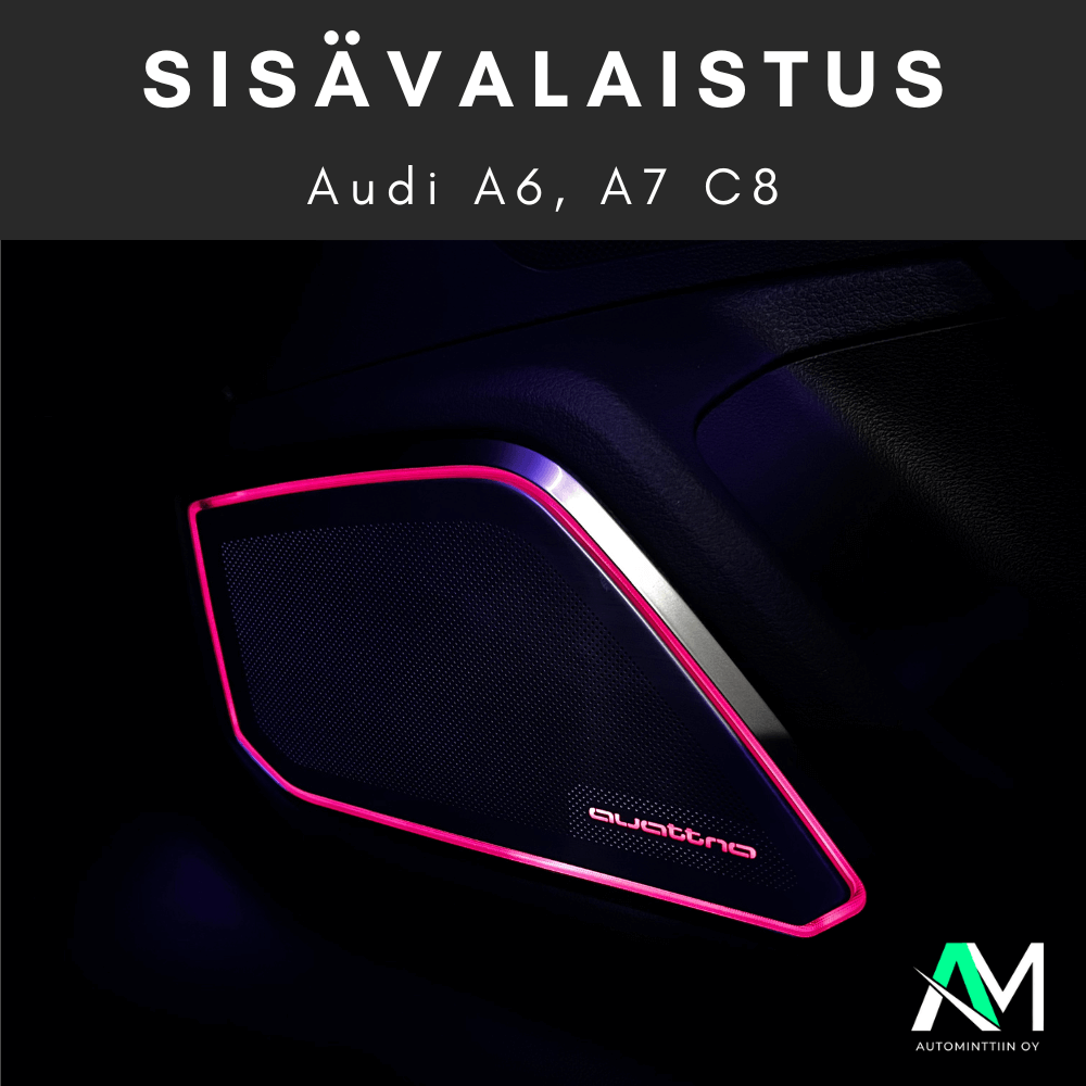 Audi A6 tunnelmavalaistus