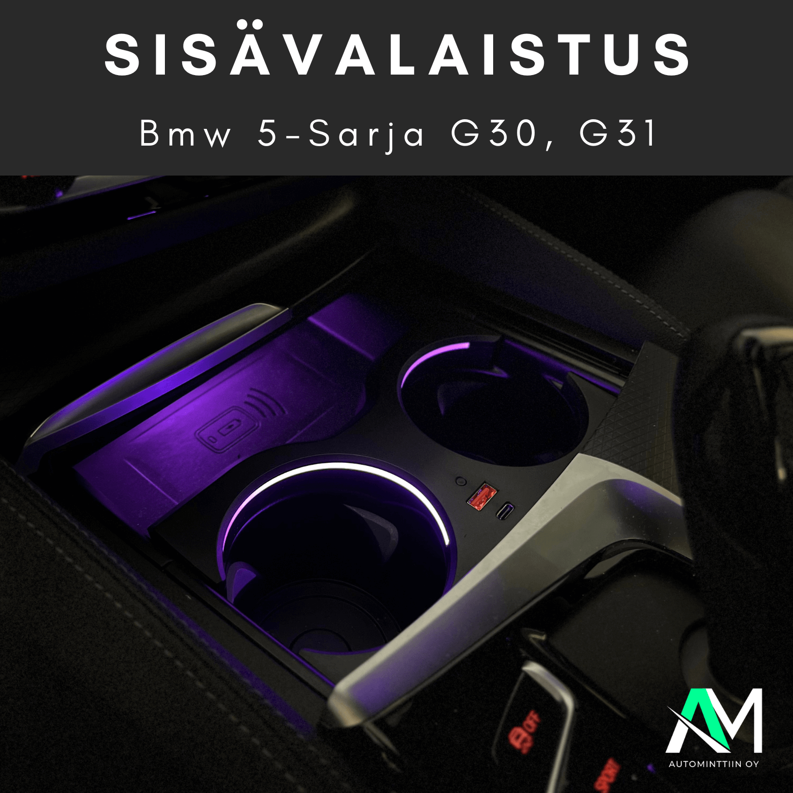 Bmw G30 Led Cup Holder