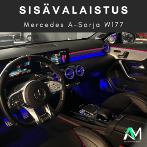 Mercedes W177 Sisävalaistus