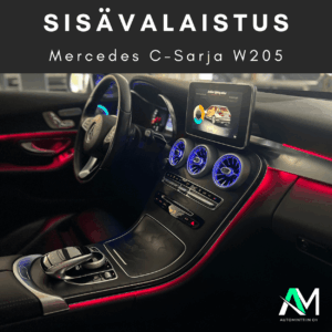 W205 sisävalaistus