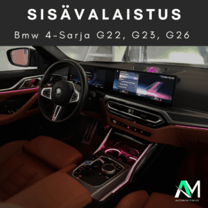 Bmw 4-sarja G22 tunnelmavalaistus