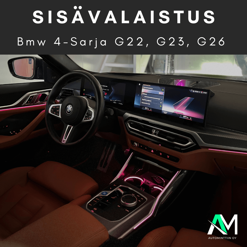 Bmw 4-sarja G22 tunnelmavalaistus