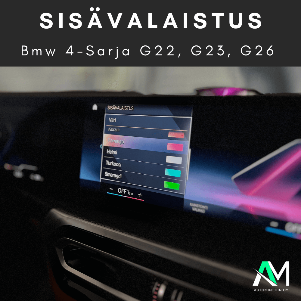 Bmw 4-sarja G22 color menu