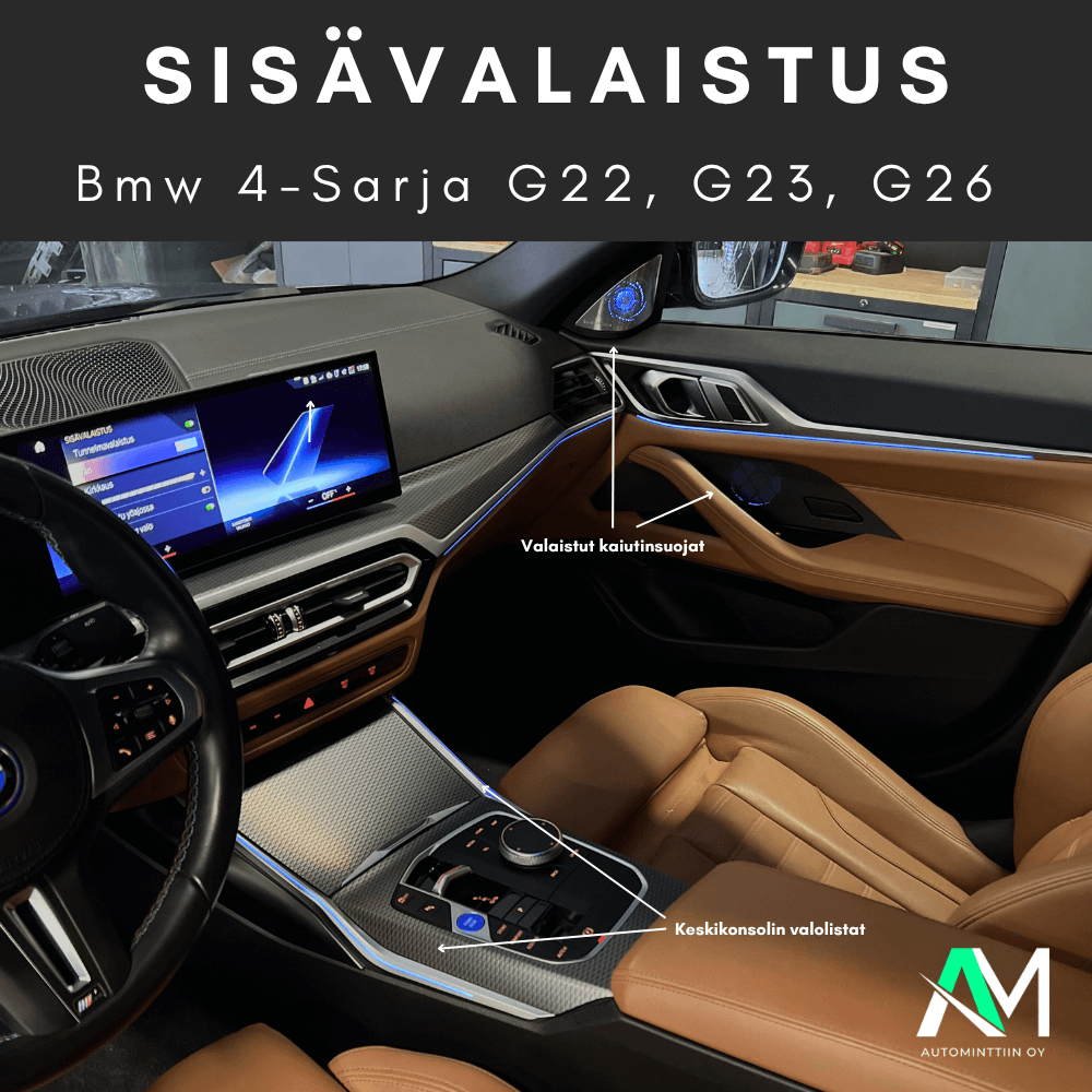 Bmw 4-sarja G22 sisävalaistus
