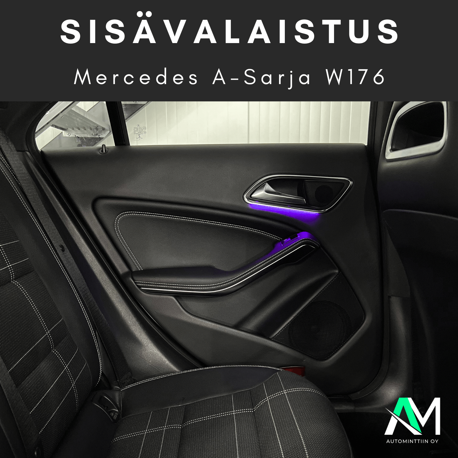 Mercedes W176 Led valaistus