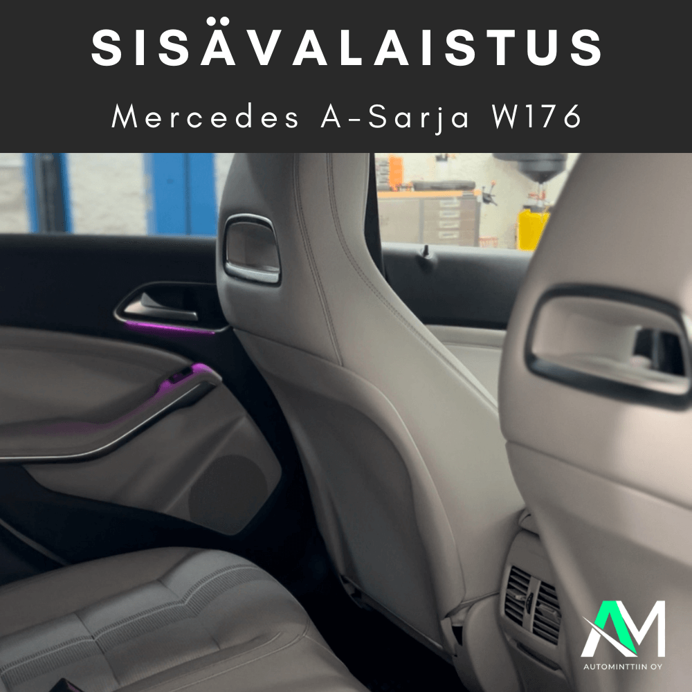 mercedes w176 led valot