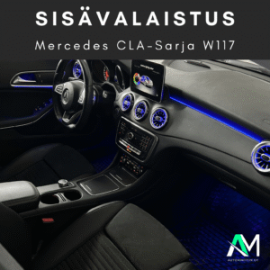 Mercedes CLA W117 Tunnelmavalaistus