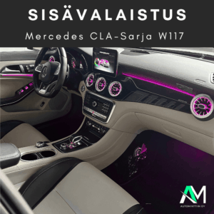 Mercedes CLA W117 sisävalaistus