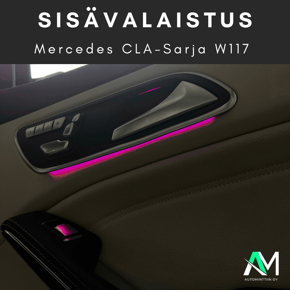 Mercedes Cla w117 tunnelmavalaistus