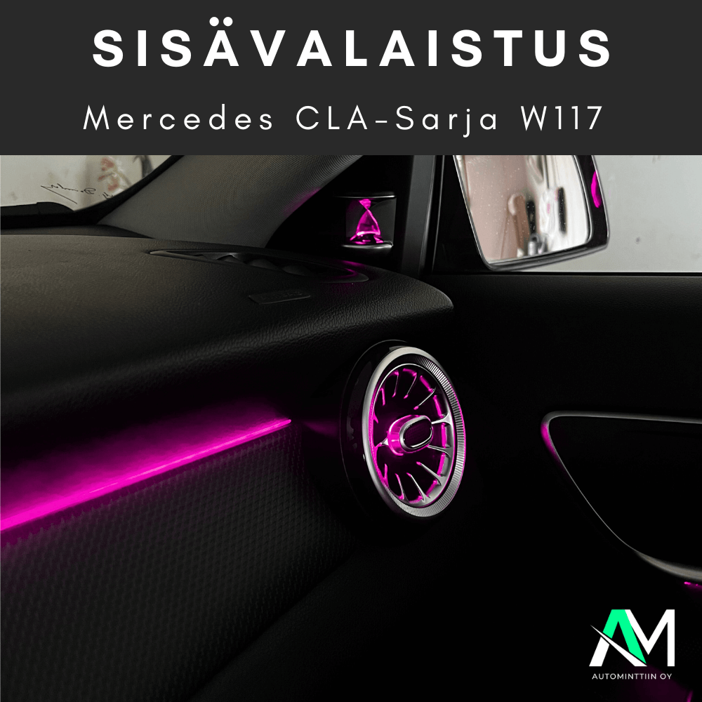 Mercedes W117 led valaistus