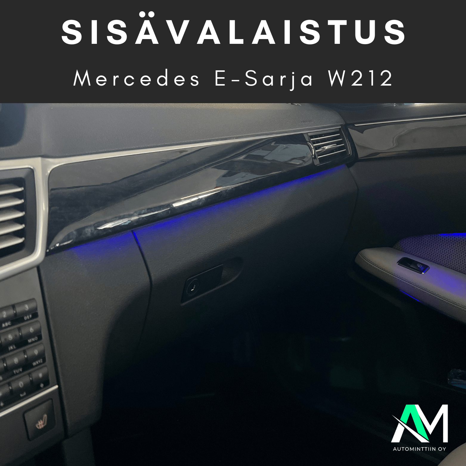 Mercedes W212 led valot
