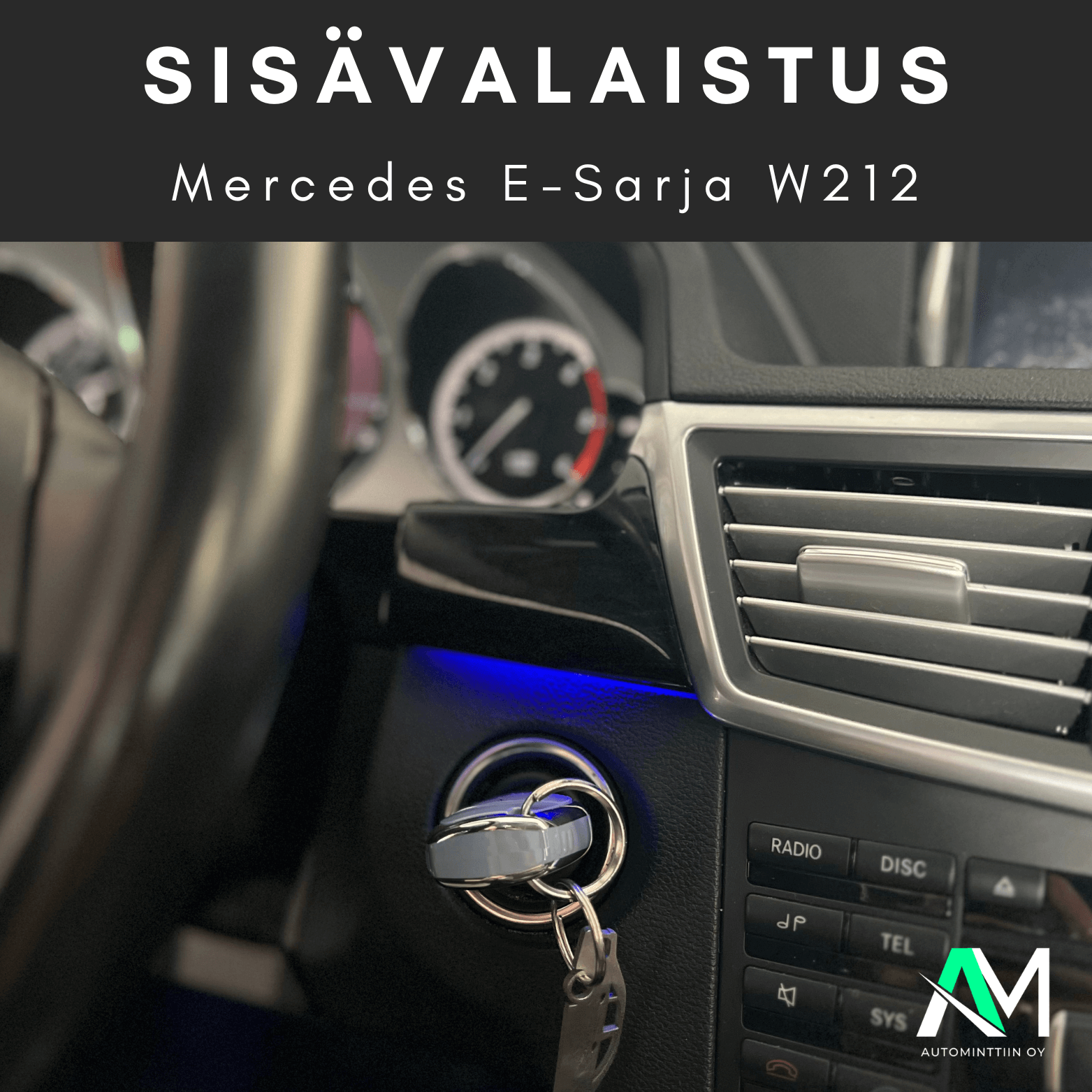 Mercedes W212 led valaistus