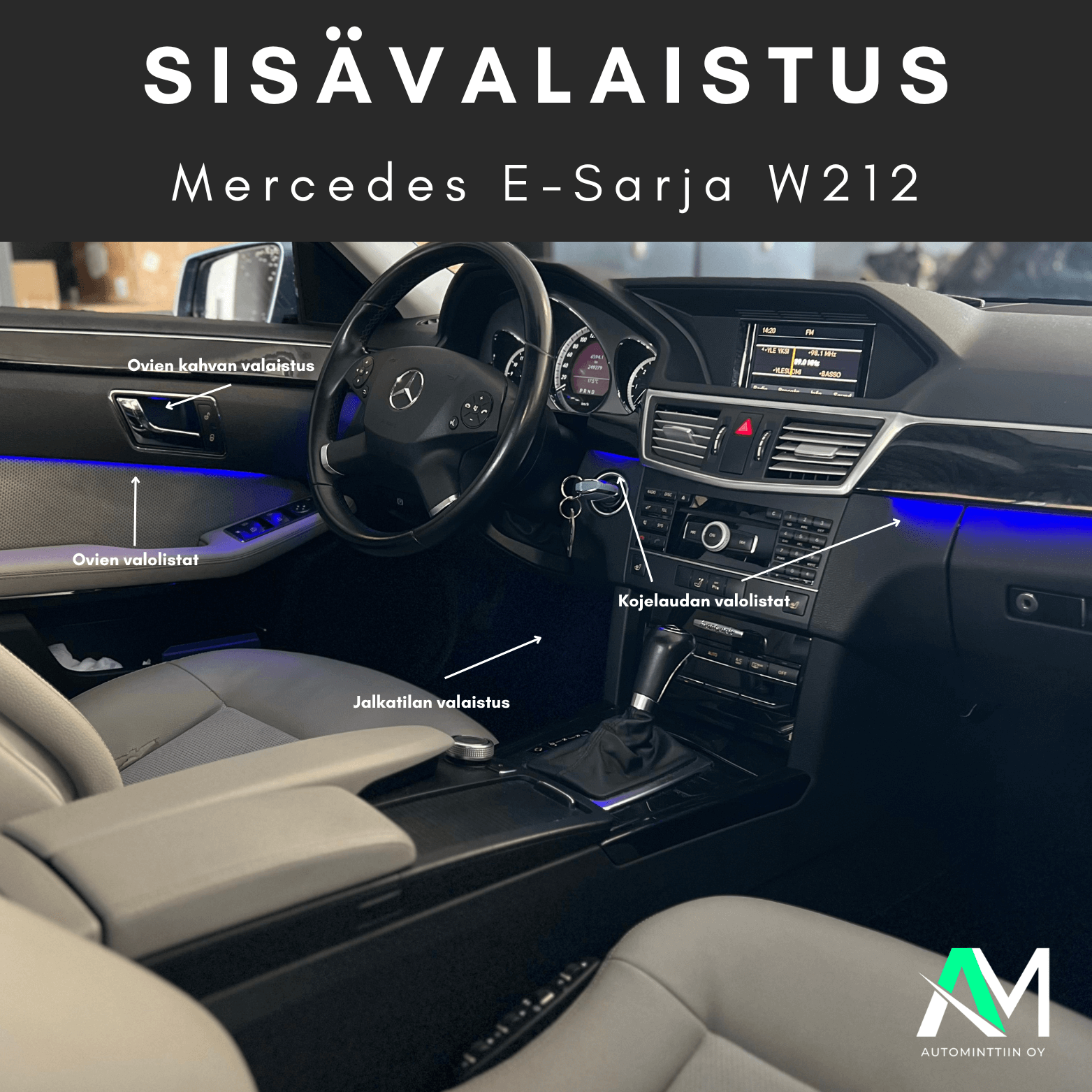 Mercedes E Class Ambient light W212