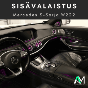 Mercedes W222 sisävalaistus