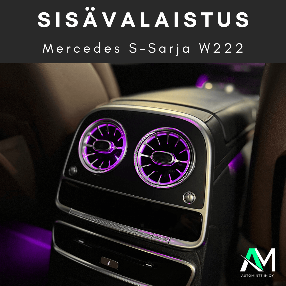 Mercedes W222 tunnelmavalot