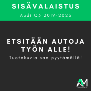 Audi Q3 tunnelmavalaistus