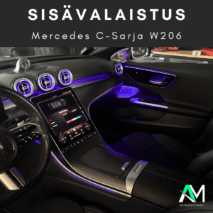 Mercedes W206 Sisävalaistus