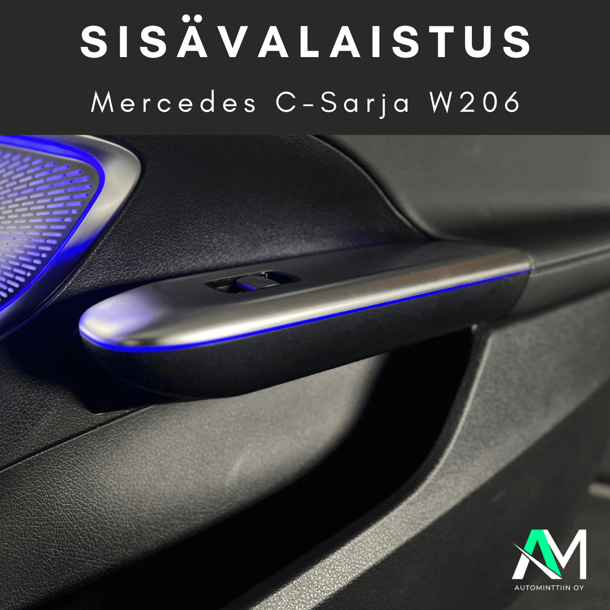 Mercedes W206 Auton tunnelmavalot