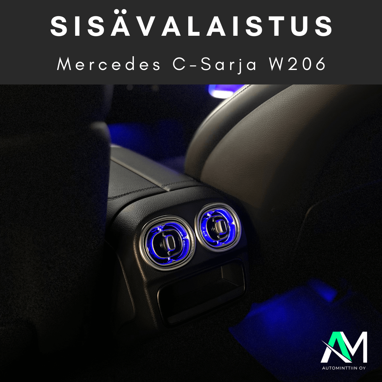 Mercedes W206 led-sisävalot
