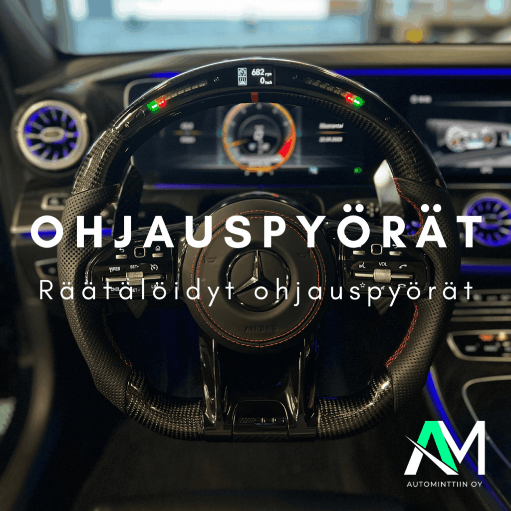 Räätälöidyt ohjauspyörät, Custom Steering wheels.