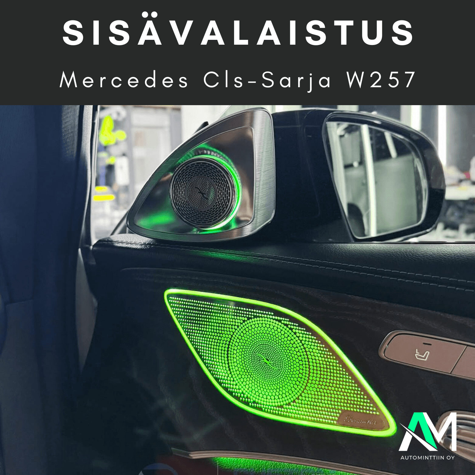 Mercedes C257 CLS Sisävalaistus