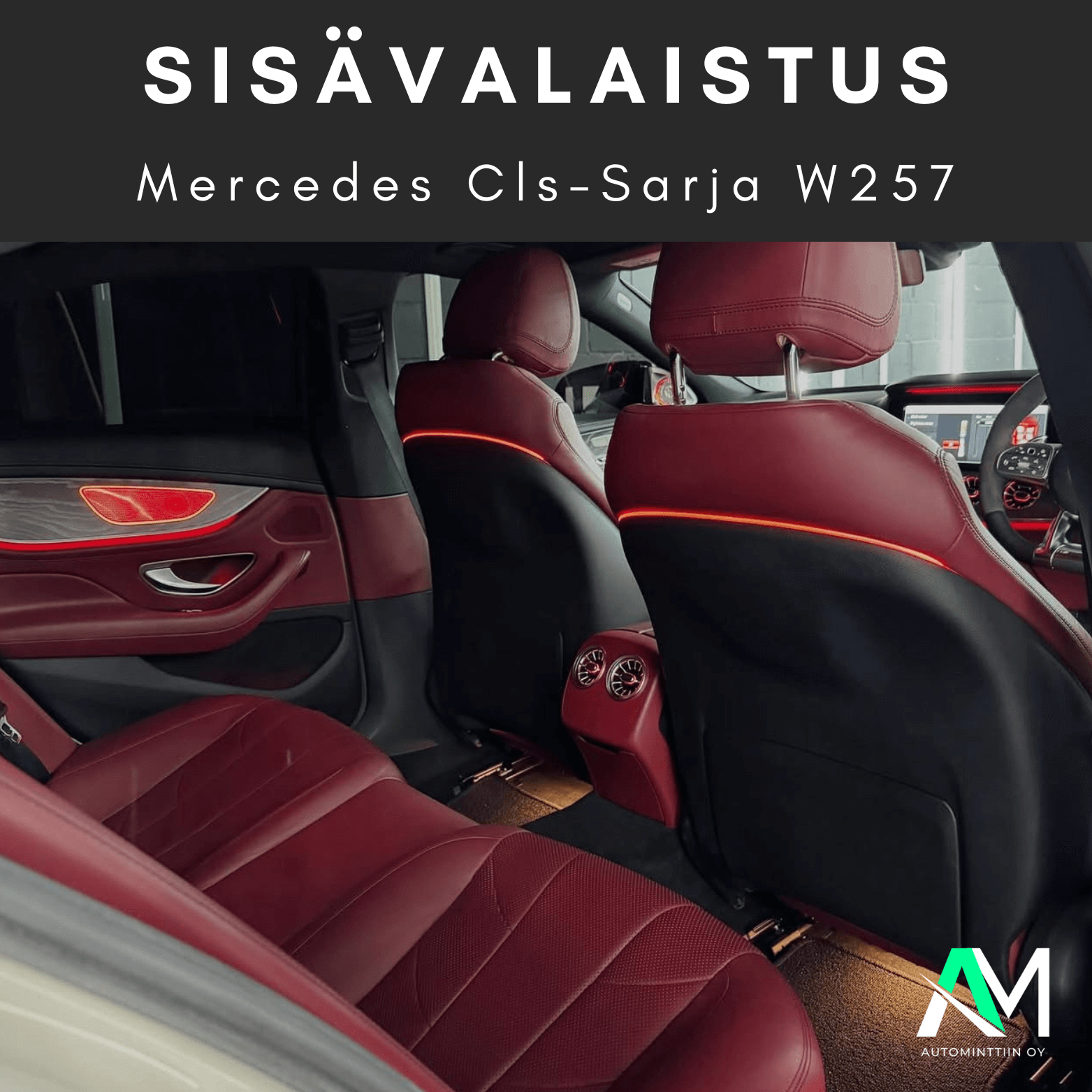 Mercedes C257 CLS Tunnelmavalaistus