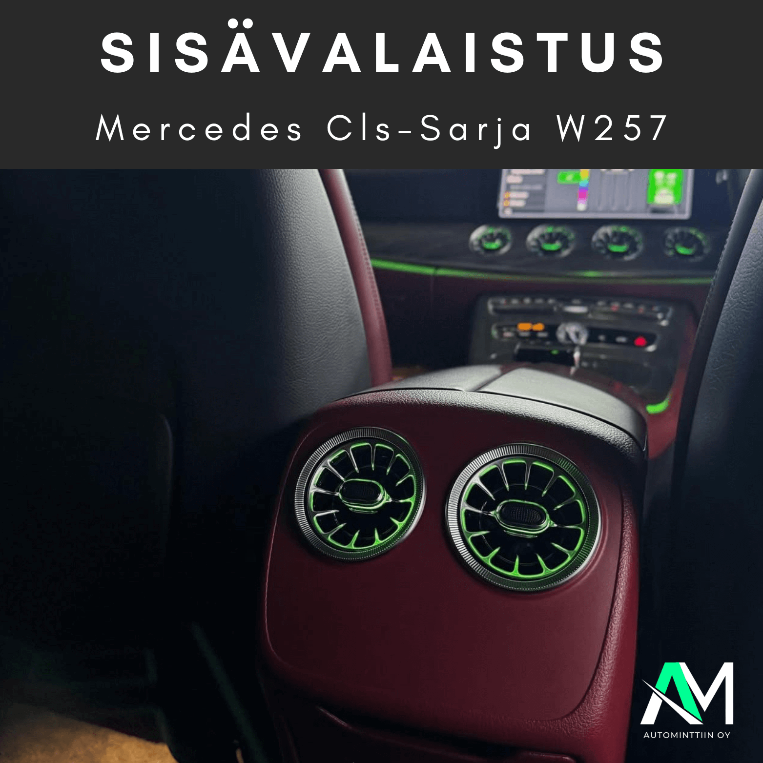 Mercedes C257 CLS Led valot