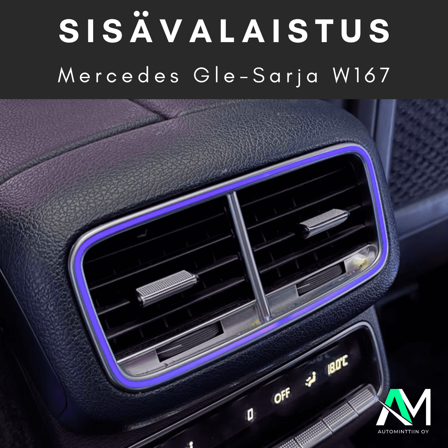 GLE W167 Led air vents