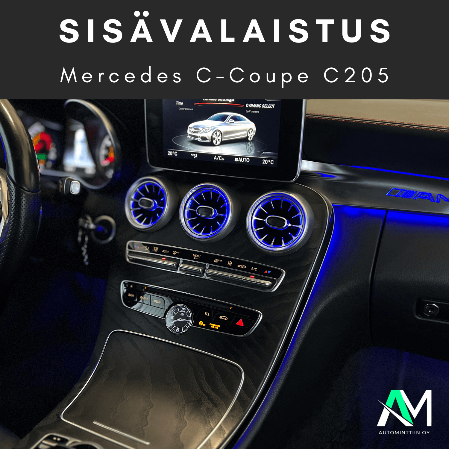 Mercedes W205 Tunnelmavalot