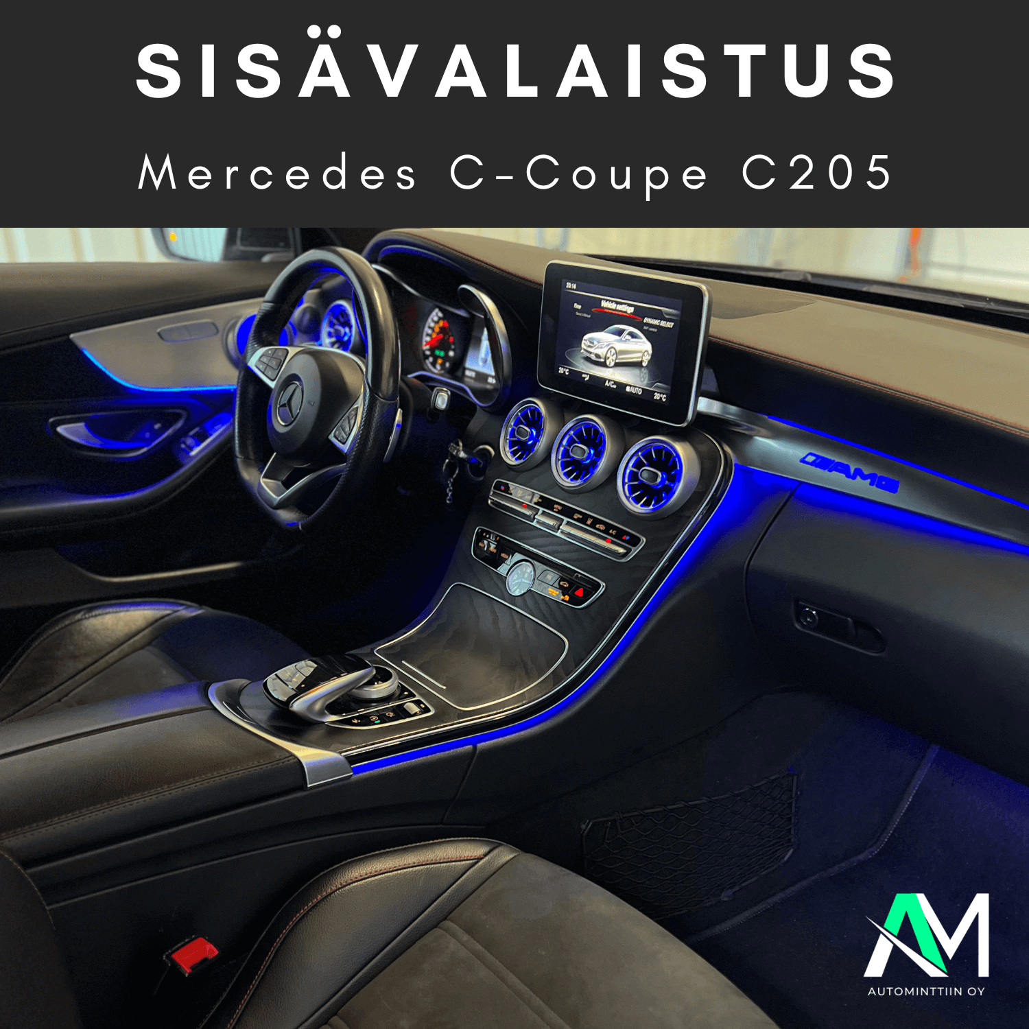 Mercedes W205 Ambient lighting