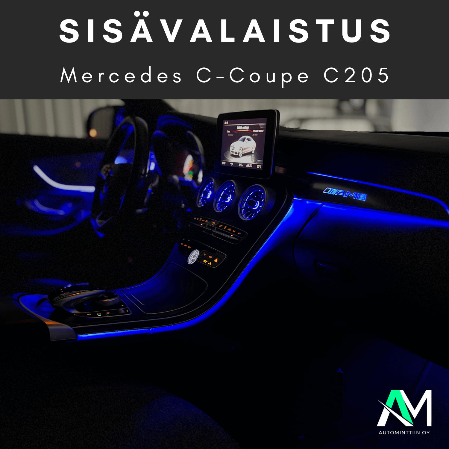 Mercedes W205 led valaistus