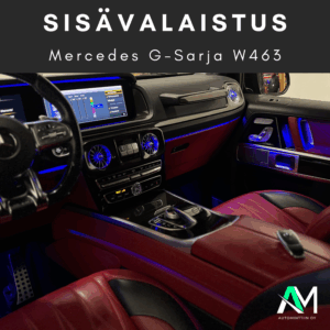 Mercedes G63 AMG Sisävalaistus