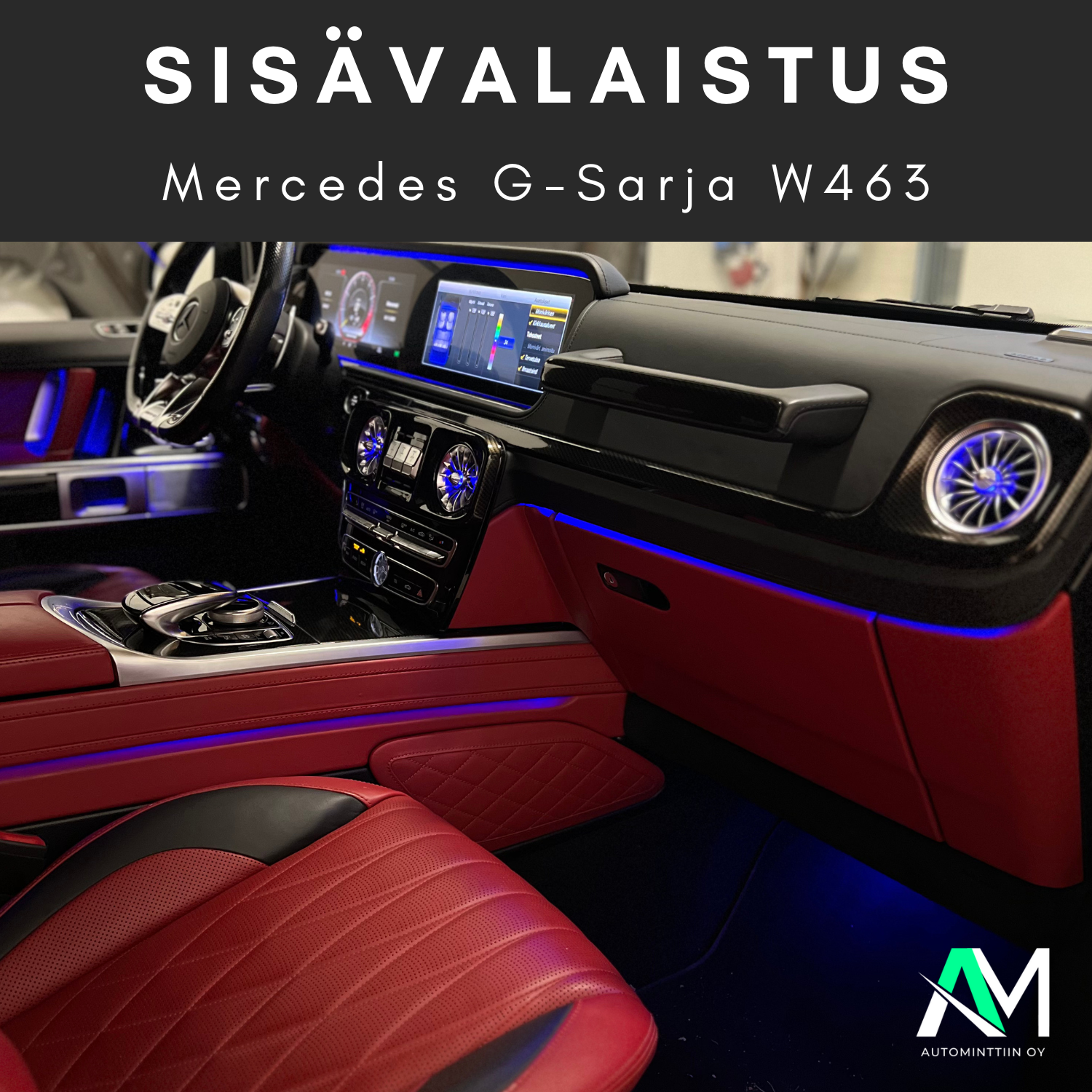 Mercedes G-Sarja W463 Ambient lighting