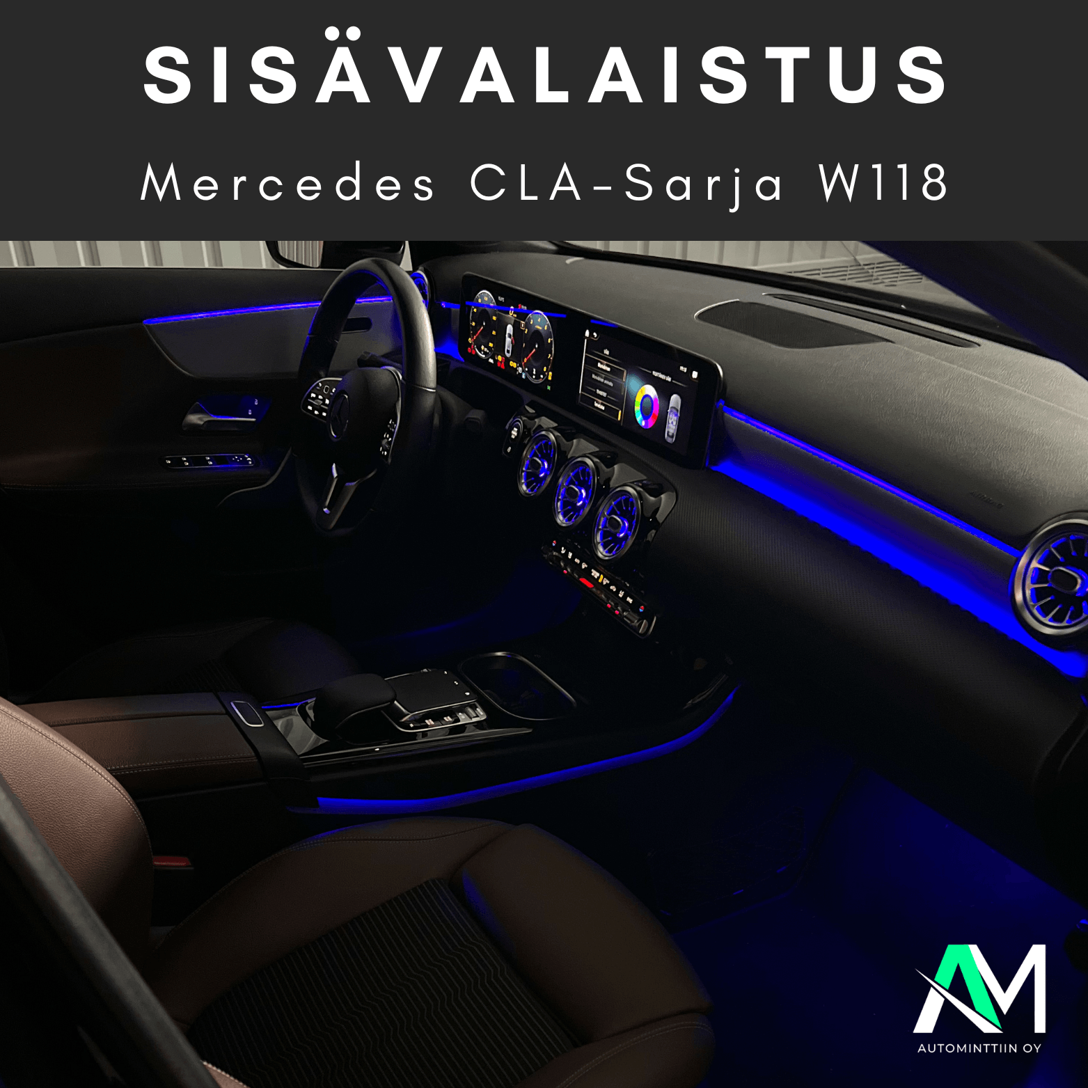 Mercedes CLA W118 Sisävalaistus