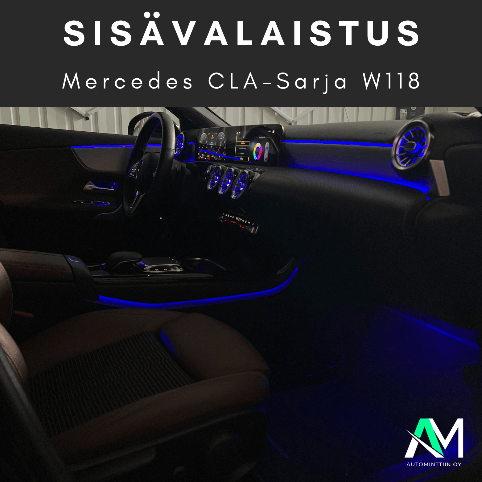 Mercedes CLA W118 Sisävalot