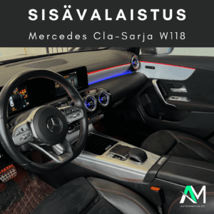 Mercedes W118 CLA Tunnelmavalaistus
