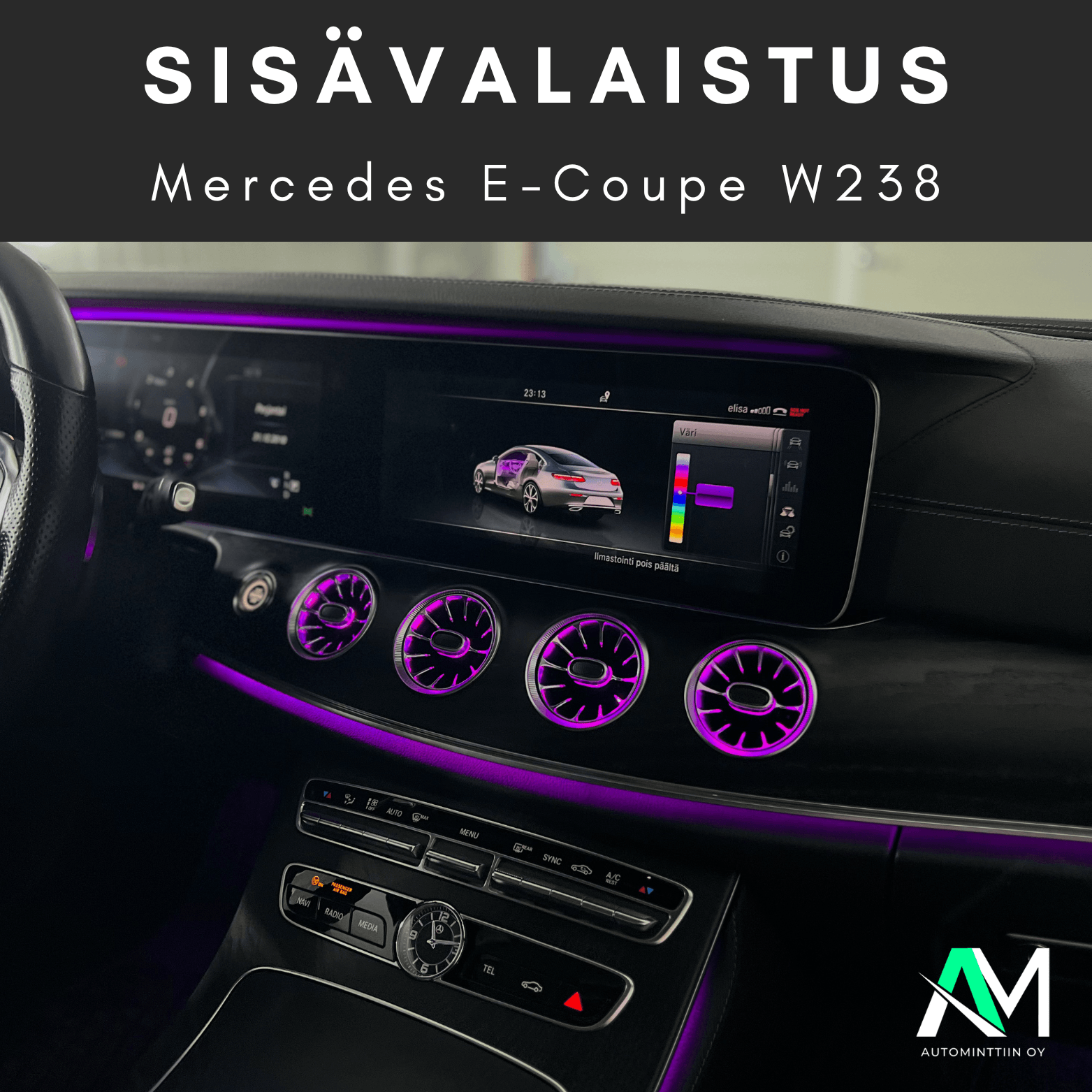 Mercedes E-Coupe W238 Tunnelmavalaistus