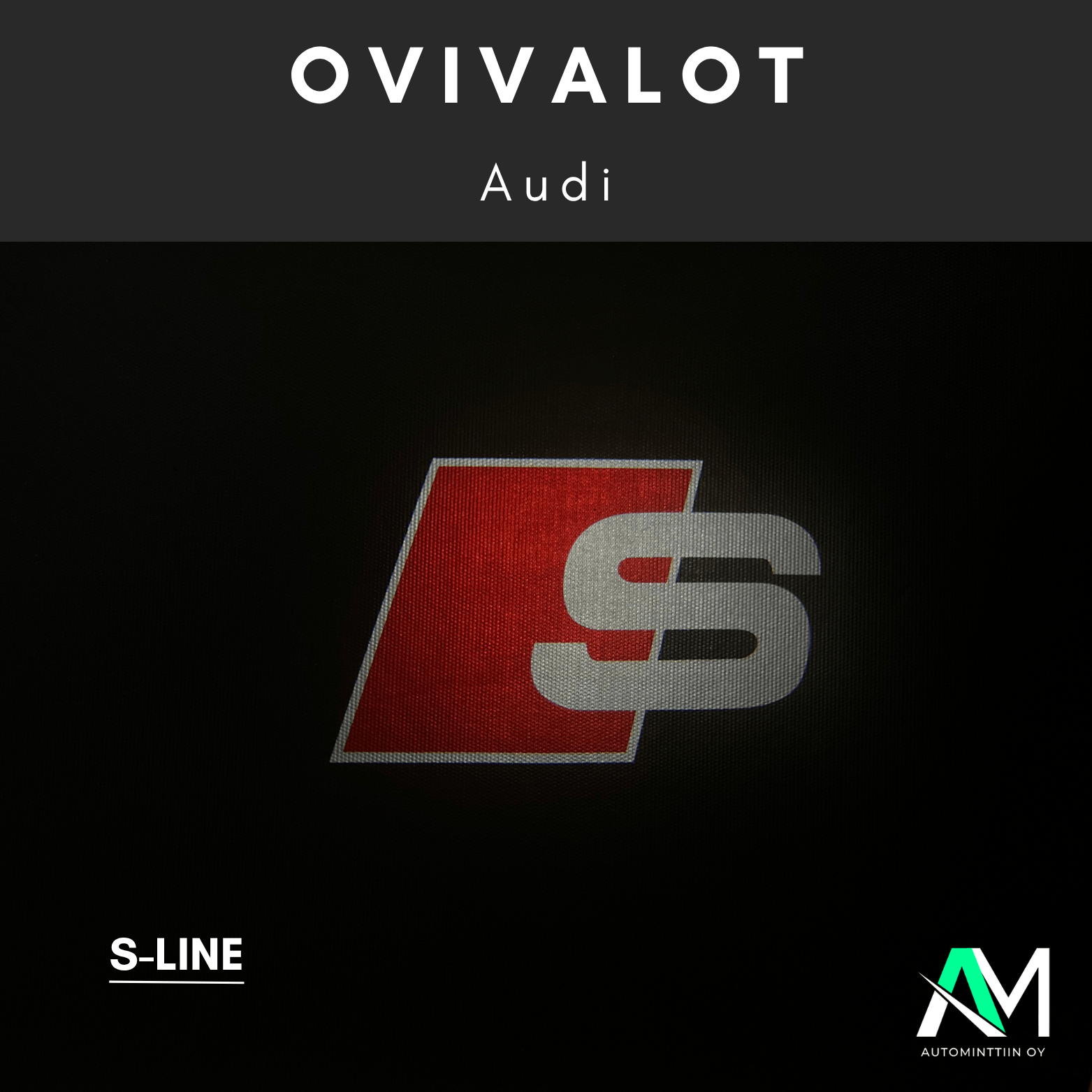 Audi maahanheijastuvat logot