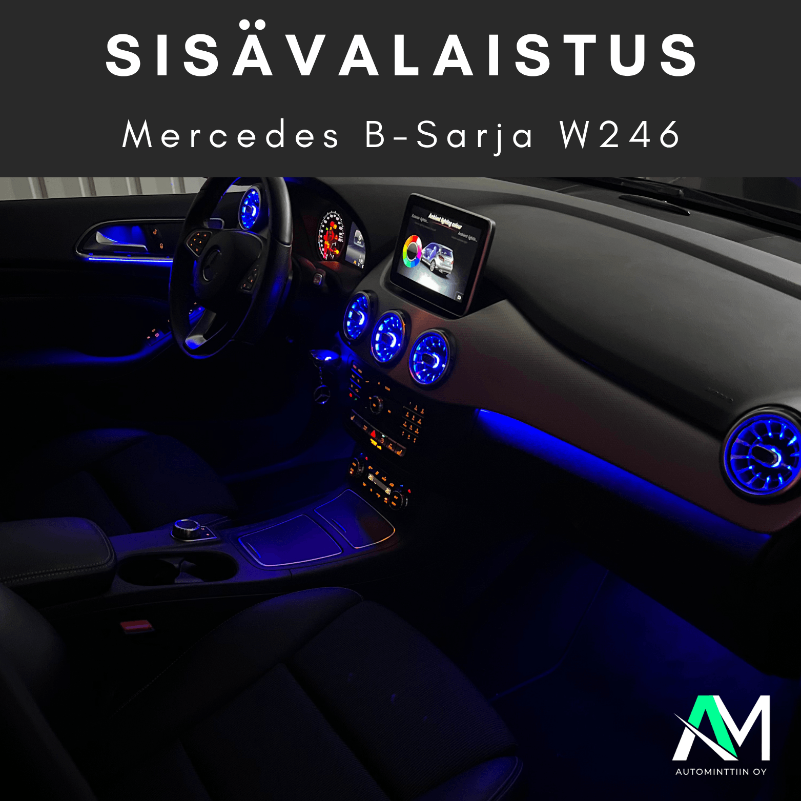 Mercedes B-Sarja W246 Sisävalaistus